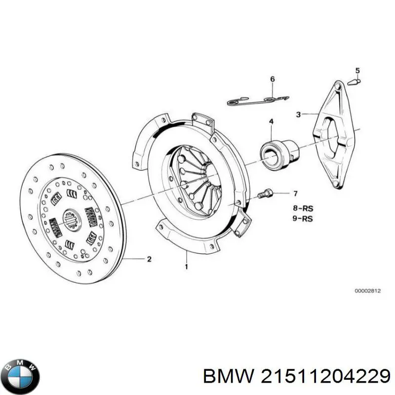 Купить 21511204229 BMW Вилка сцепления