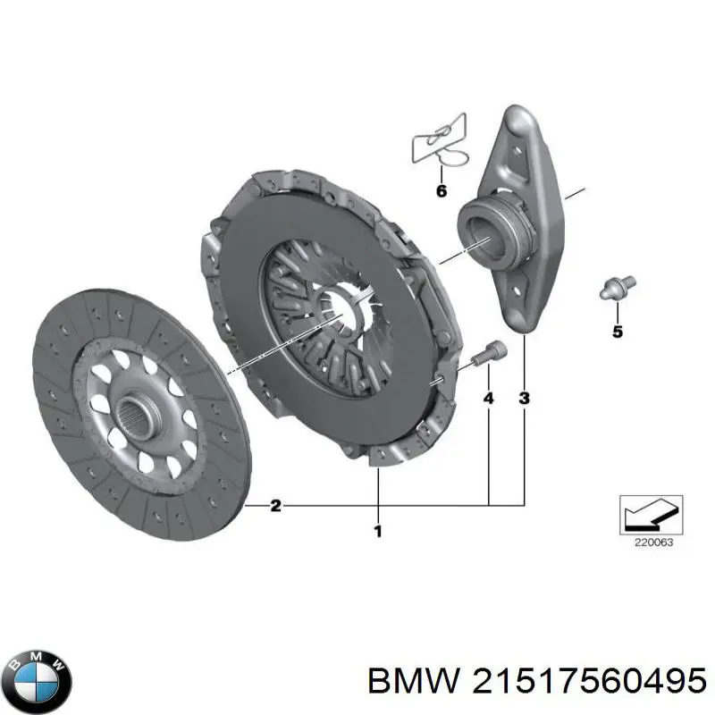 Rolamento de liberação de embraiagem para BMW 2 (F23)