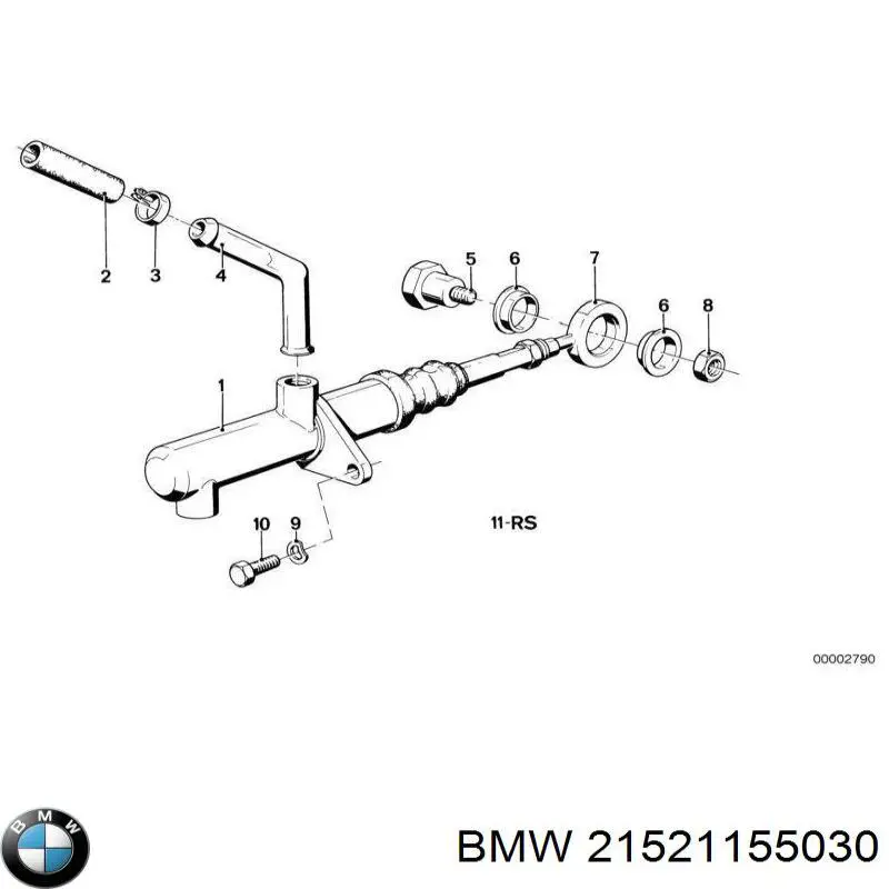 Купить 21521155030 BMW Ремкомплект главного цилиндра сцепления