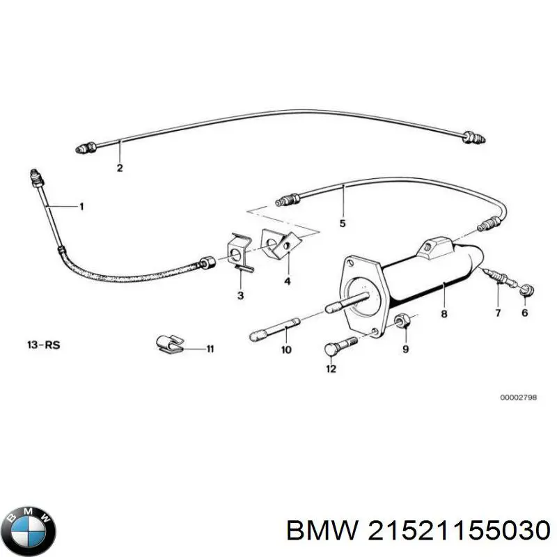 Ремкомплект главного цилиндра сцепления BMW 21521155030 цена, от 70.23 USD