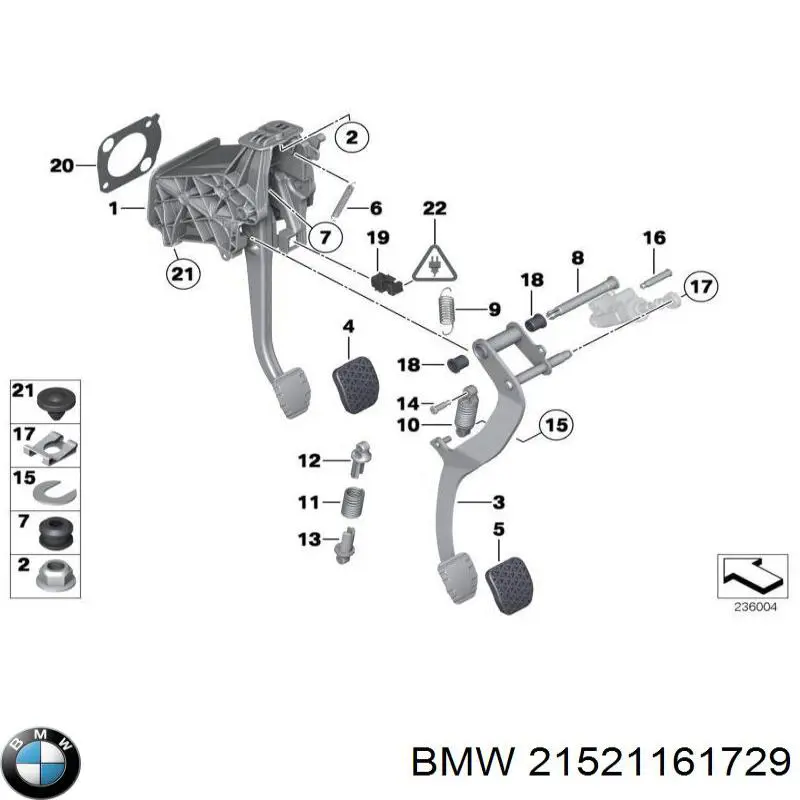  21521161729 BMW