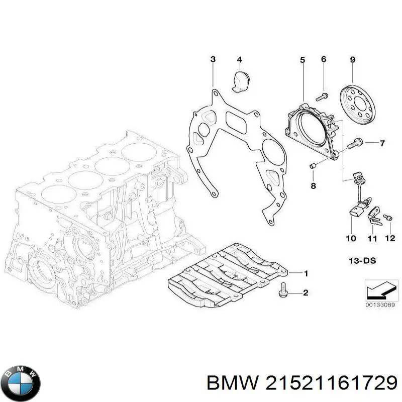 21521161729 BMW 