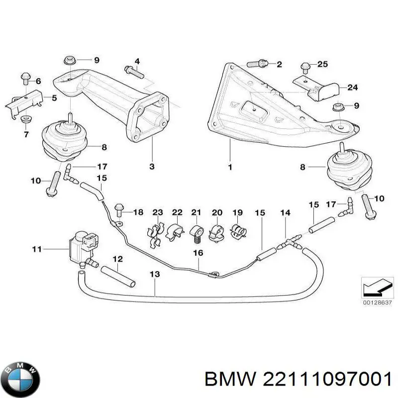  BMW 22111097001 цена, от 69.68 USD