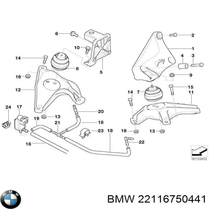  BMW 6750441 цена, от 23.44 USD