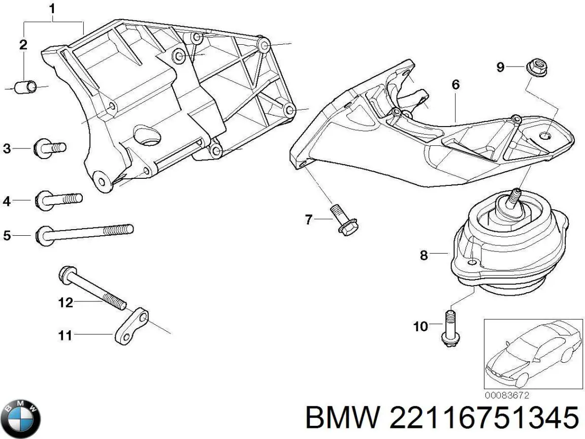  22116751345 BMW