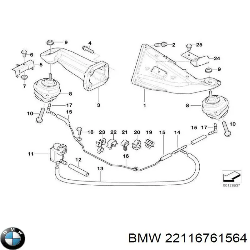  BMW 22116761564 цена, от 15.58 USD