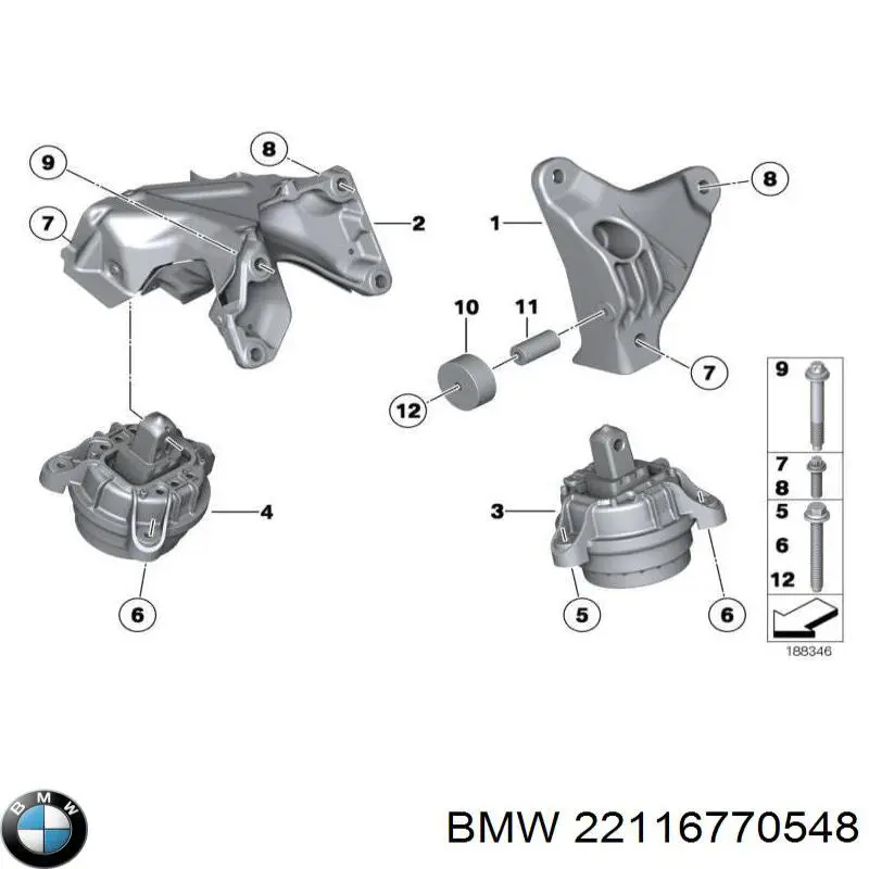  BMW 22116770548 цена, от 75.91 USD
