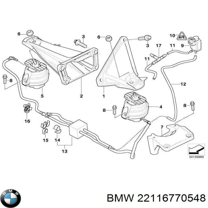Купить 22116770548 BMW 