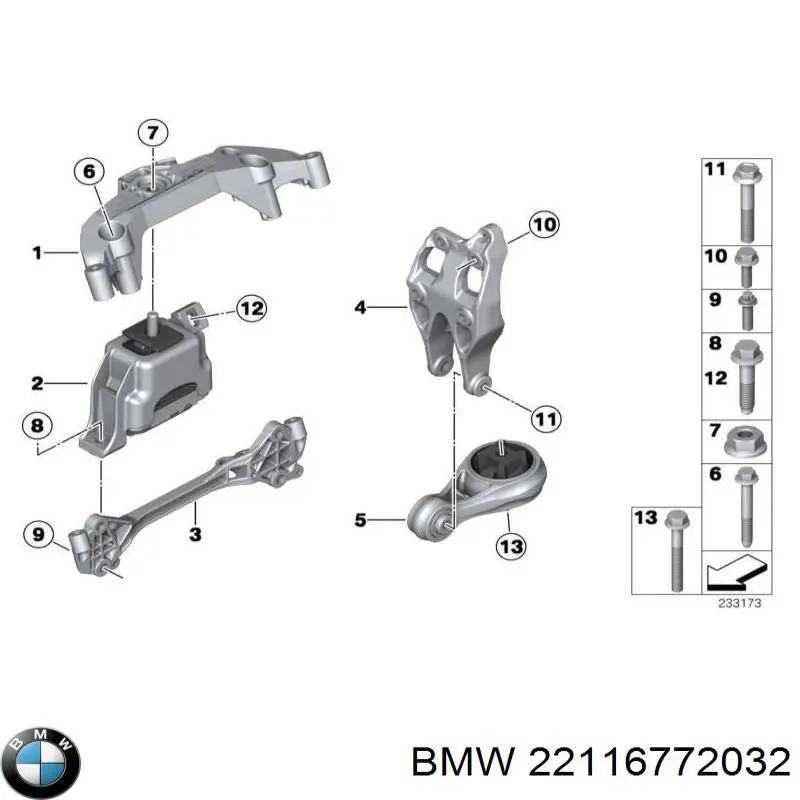  22116772032 BMW