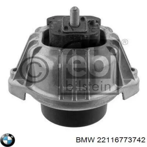 Левая/правая опора двигателя 22116773742 BMW