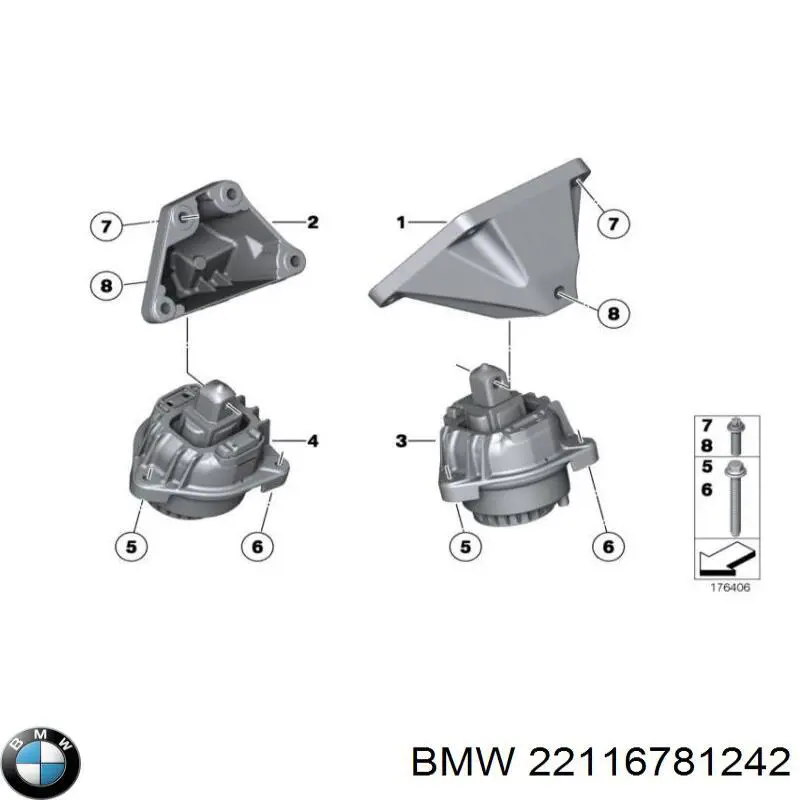 22116781242 BMW 