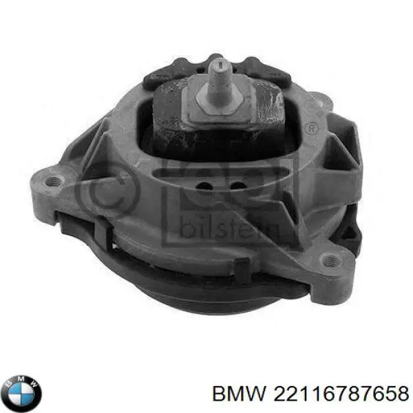 Soporte de motor derecho 22116787658 BMW