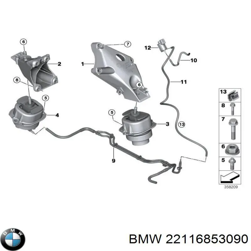 22116853090 BMW 