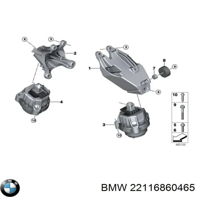 22116860465 BMW 