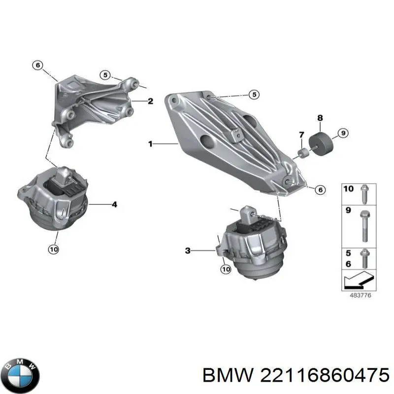 22116860475 BMW 