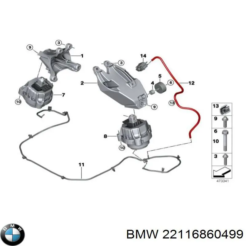 22116860499 BMW 