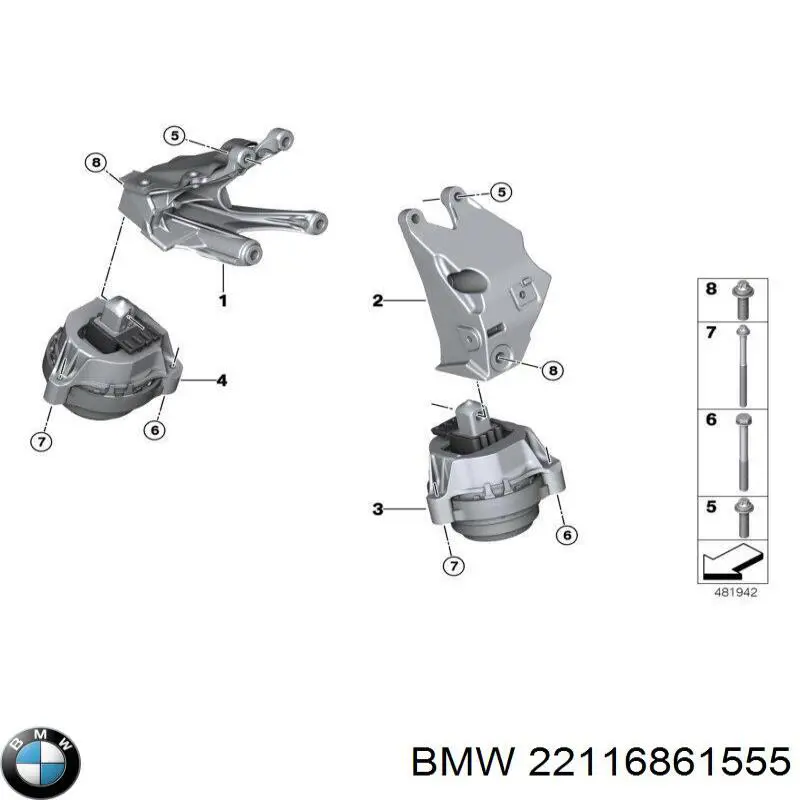  22116861555 BMW