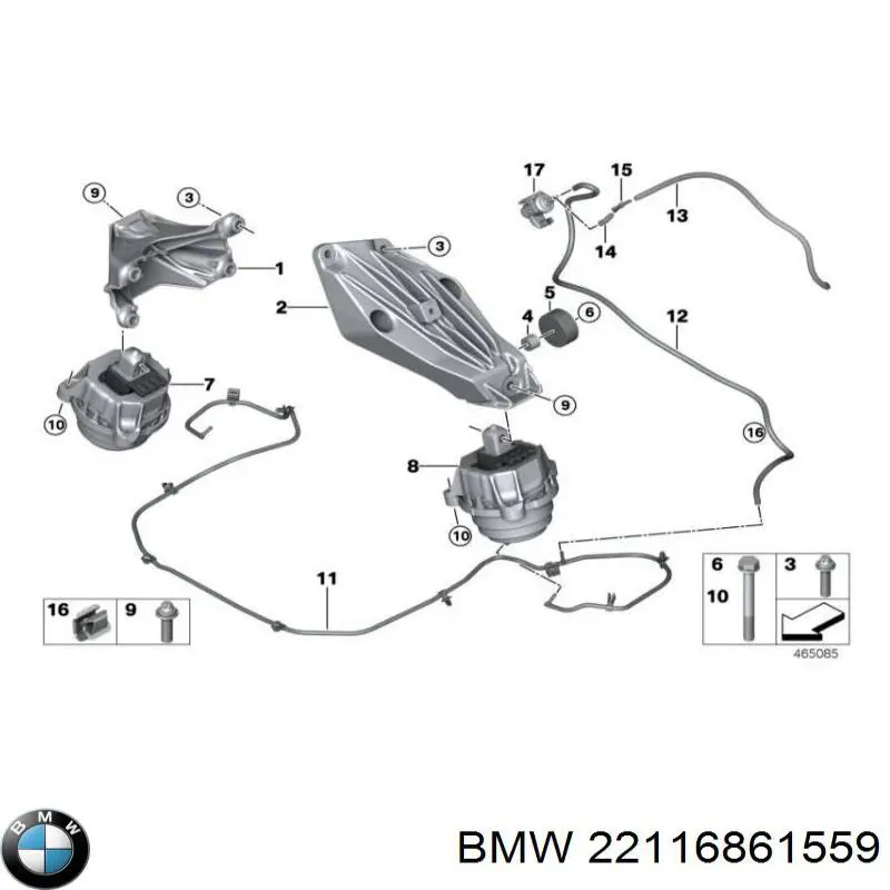 22116861559 BMW 