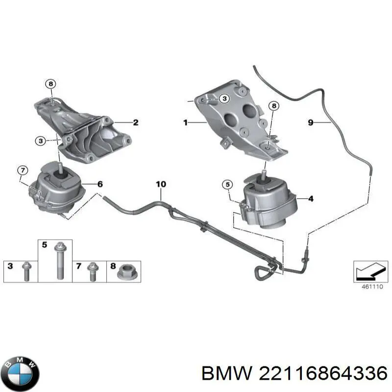 22116864336 BMW 