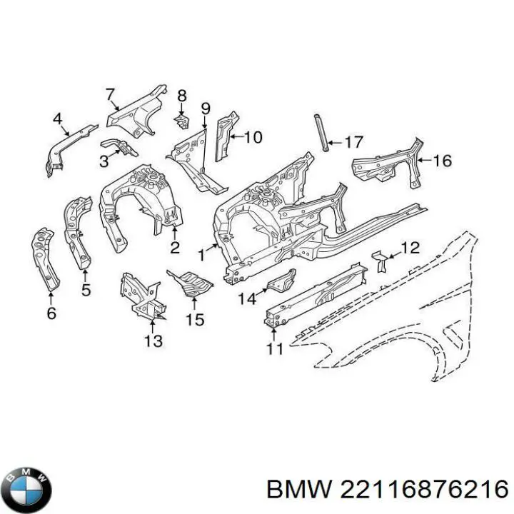  22116876216 BMW