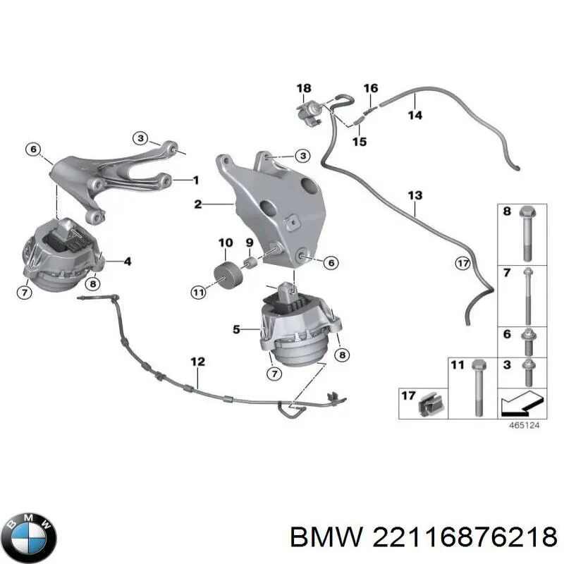 22116876218 BMW 
