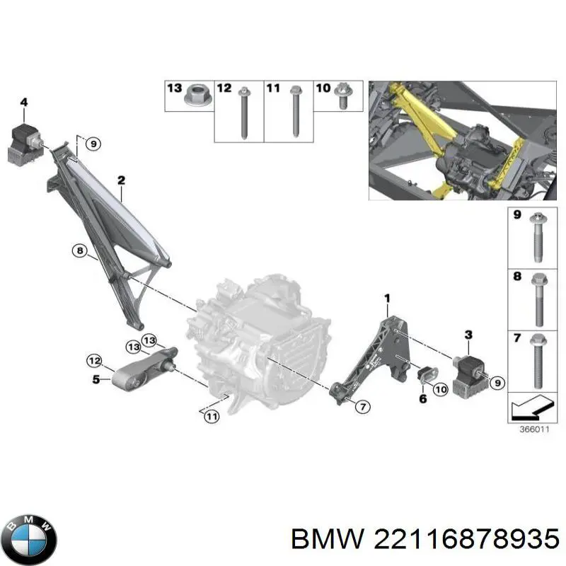  22116878935 BMW