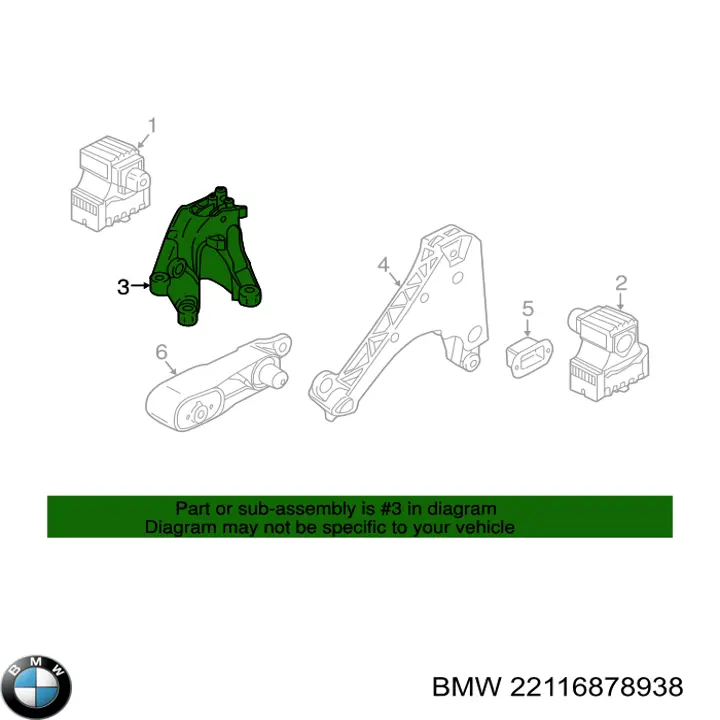 22116878938 BMW 