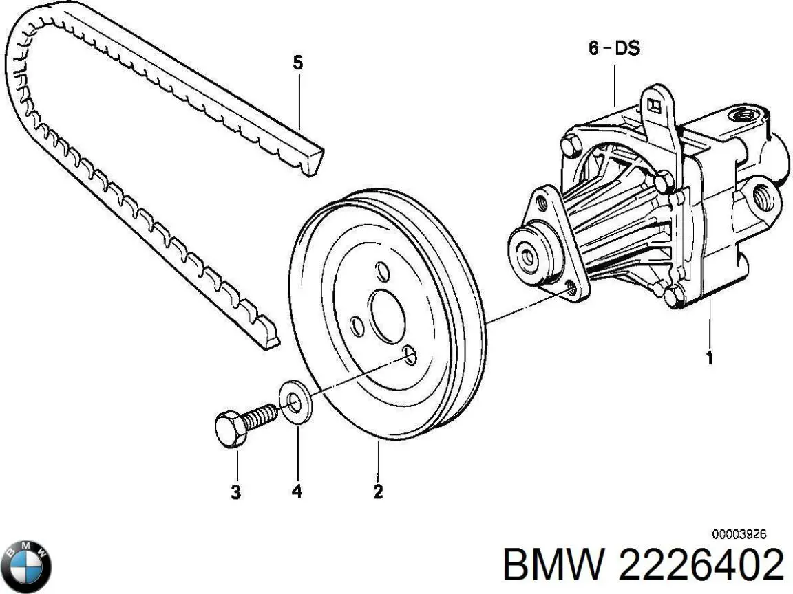 Насос ГУР 2226402 BMW