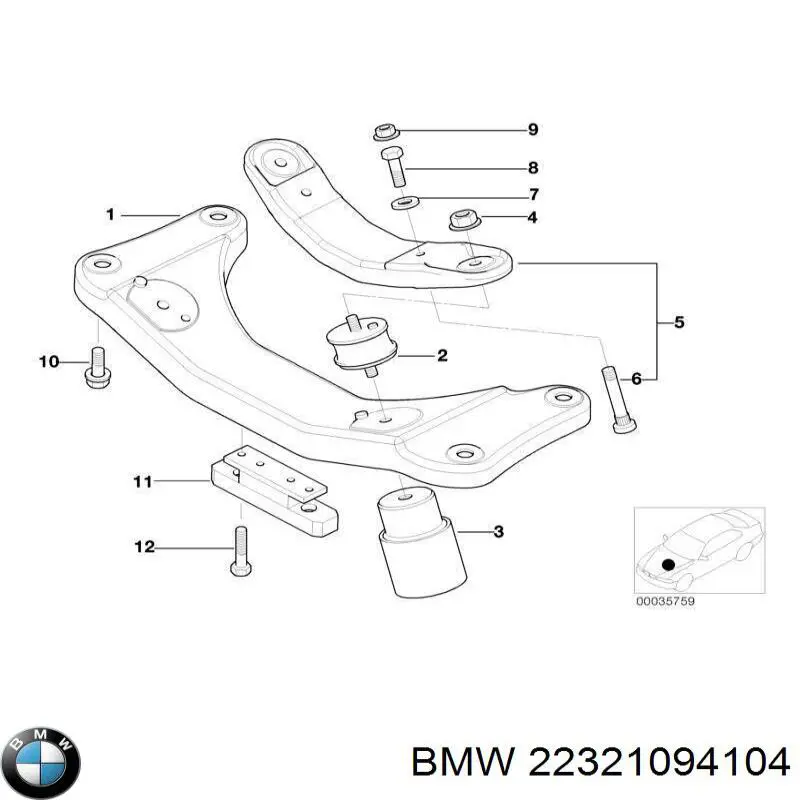  22321094104 BMW