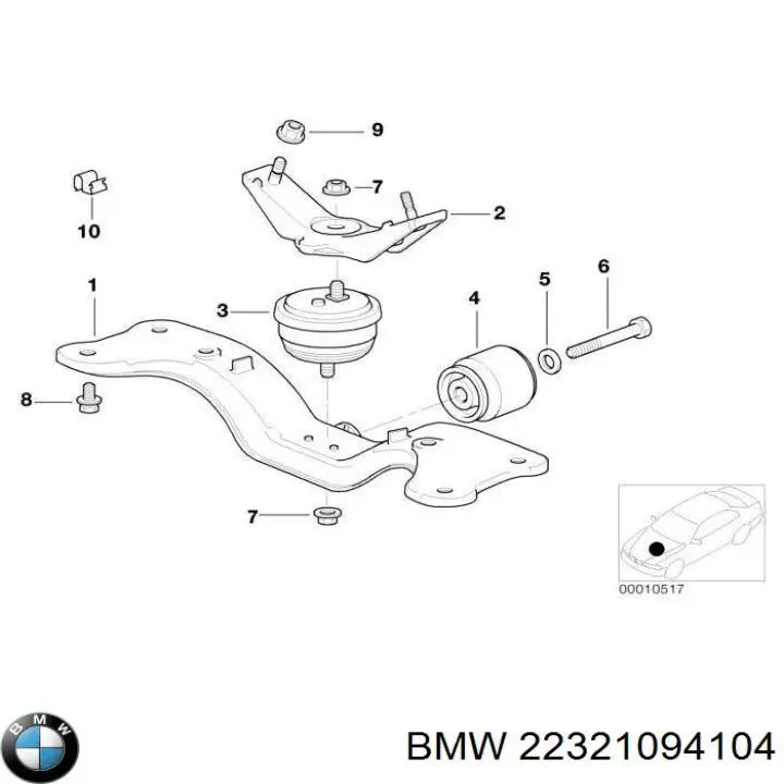  BMW 1094104 цена, от 31.67 USD