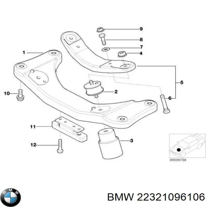  22321096106 BMW