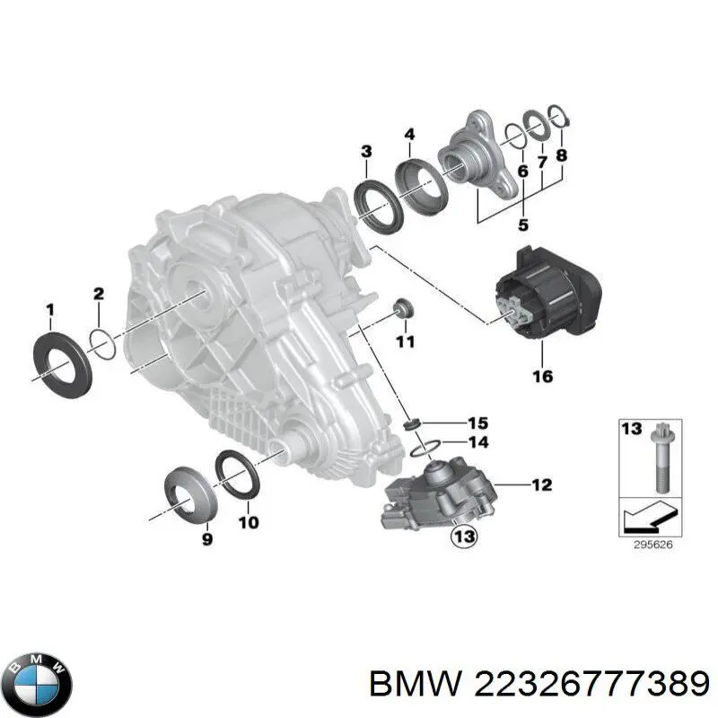 22326777389 BMW Подушка трансмиссии, опора раздаточной коробки