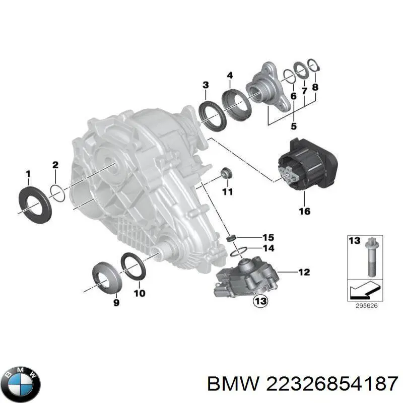 22326854187 BMW балка крепления коробки передач