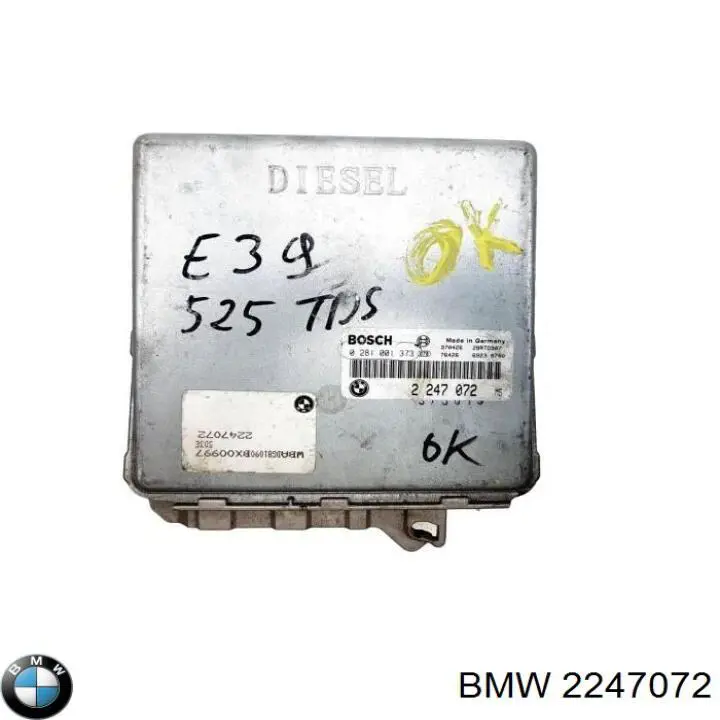 Блок управления двигателем 2247072 BMW