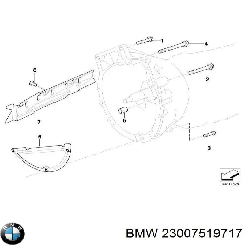 Болт головки блока цилиндров BMW 23007519717