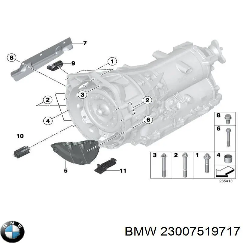 23007519717 BMW Болт крепления головки блока цилиндров