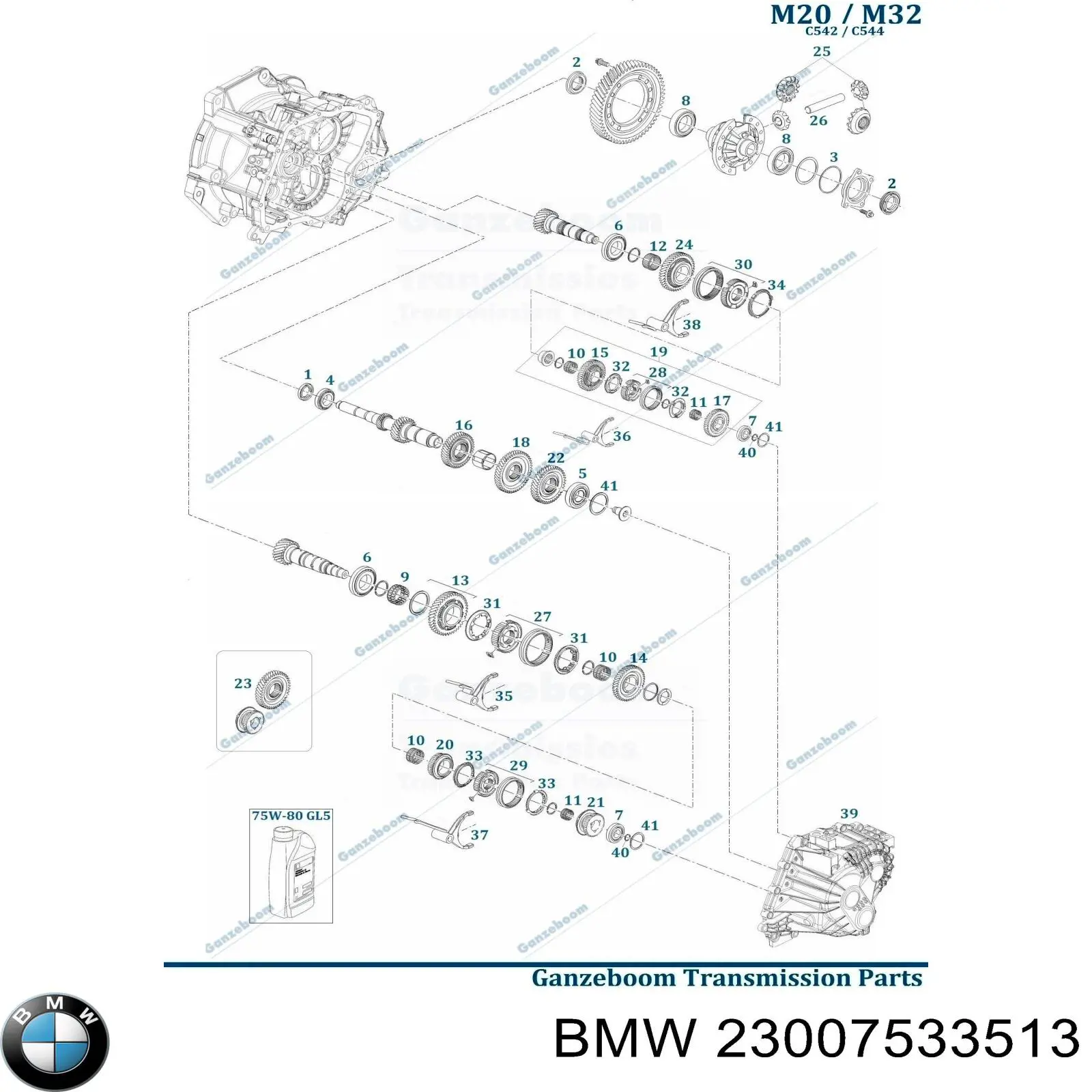 Купить 23007533513 BMW МКПП в сборе