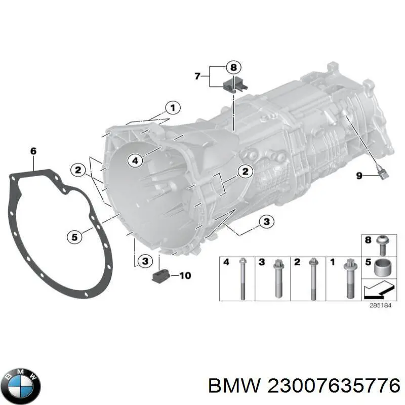 Коробка переключения передач BMW 23007635776 цена, от 570.12 USD