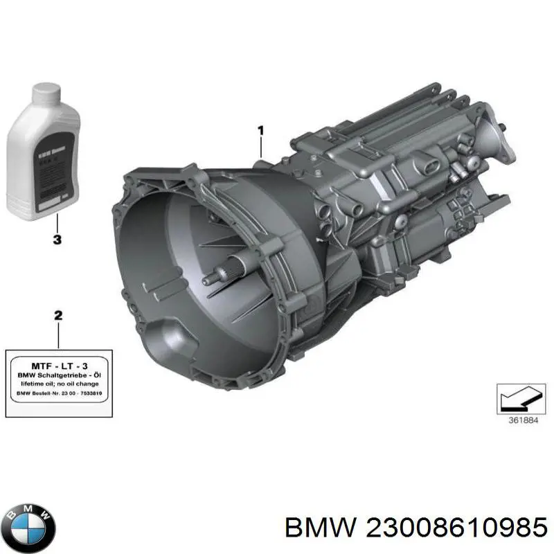 Коробка переключения передач BMW 23008610985 цена, от 611.09 USD