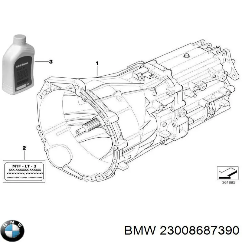 JEF BMW КПП в сборе