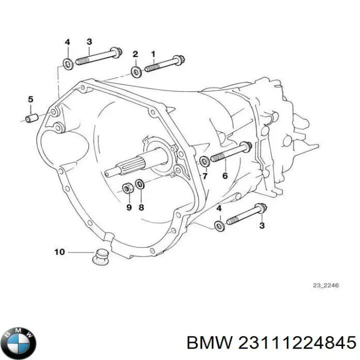 Купить 23111224845 BMW 