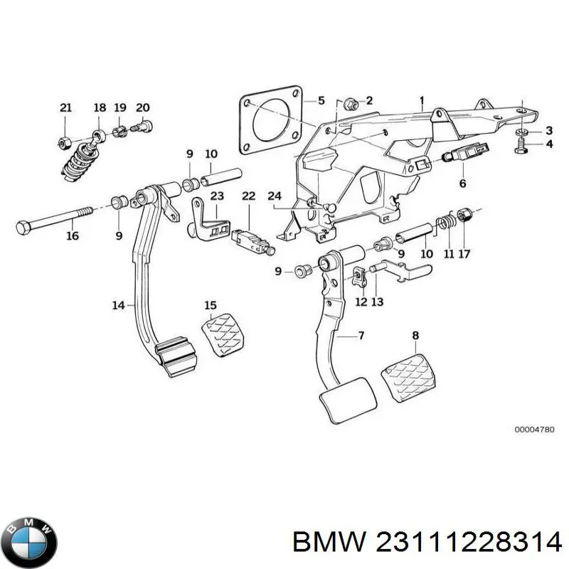 Купить 23111228314 BMW Сальник распредвала