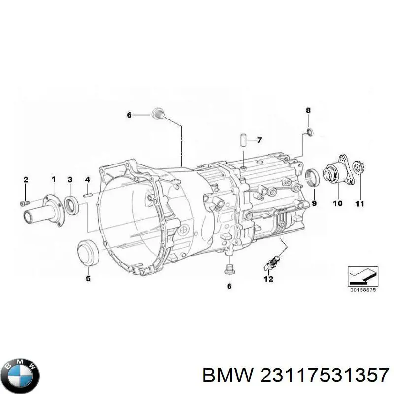 Крышка расширительного бачка 23117531357 BMW