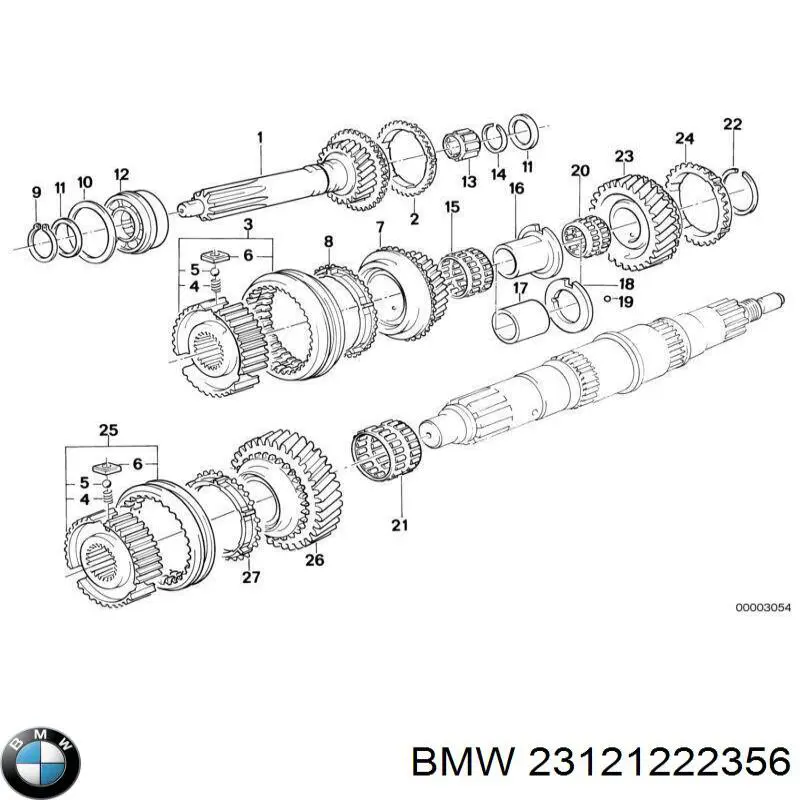 Фонарь задний правый 23121222356 BMW