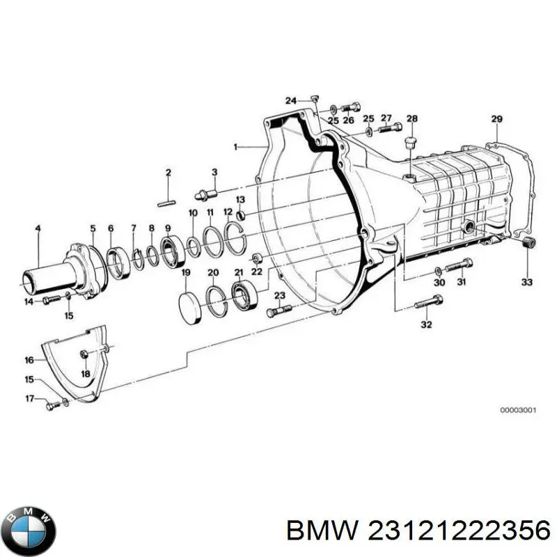 Купить 23121222356 BMW Задняя правая фара