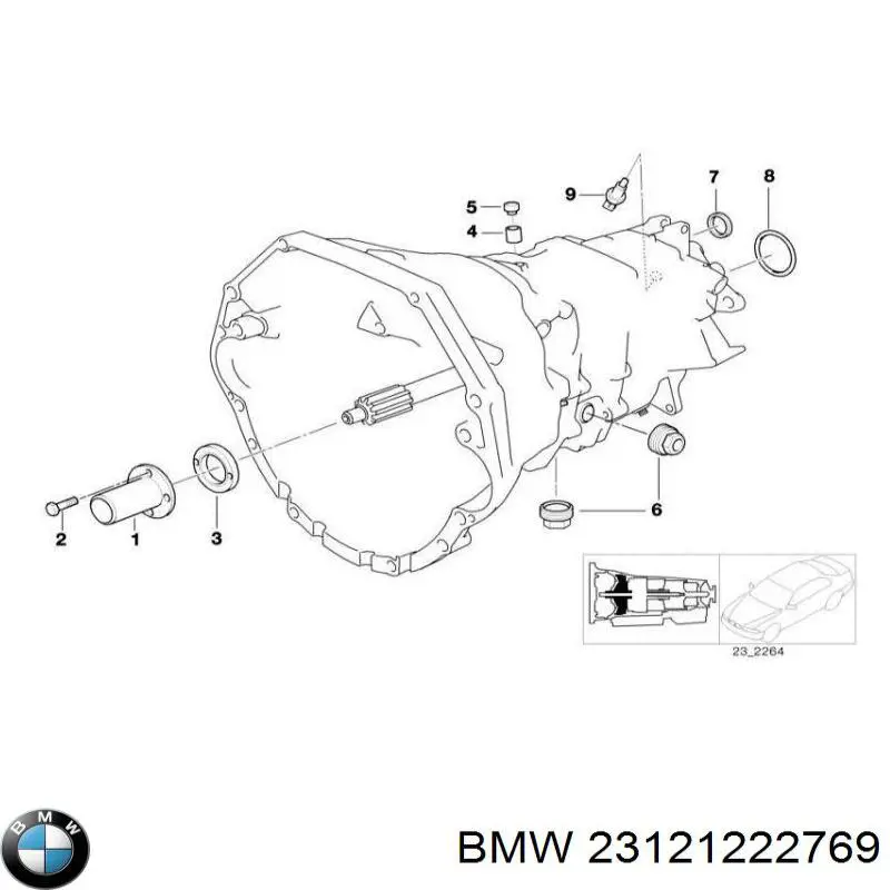 Сальник АКПП/КПП (выходного/вторичного вала) на BMW 8 (E31) купить.