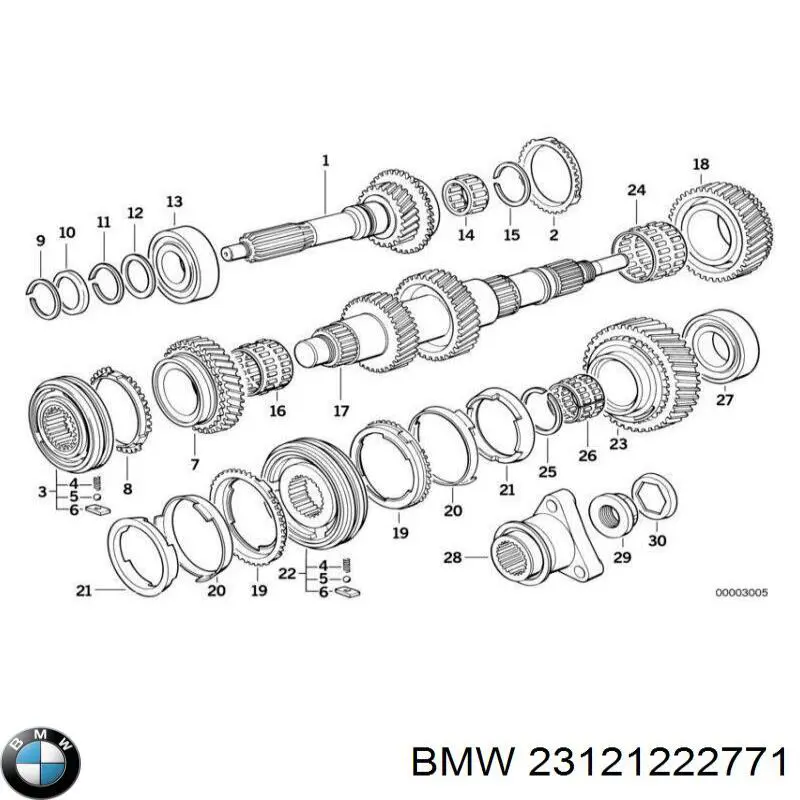 Сальник АКПП/КПП (выходного/вторичного вала) BMW 23121222973 цена, от 10.42 USD