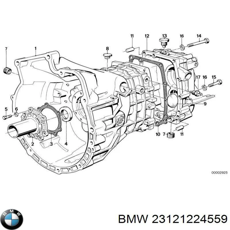 Купить 23121224559 BMW Сальник АКПП/КПП (выходного/вторичного вала)