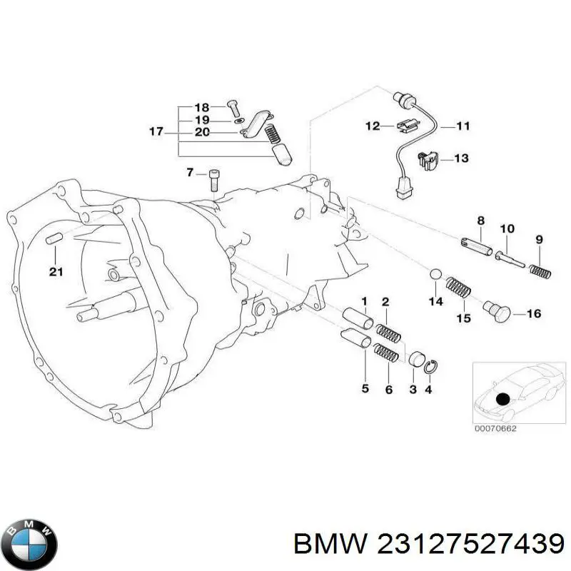 Купить 23127527439 BMW 