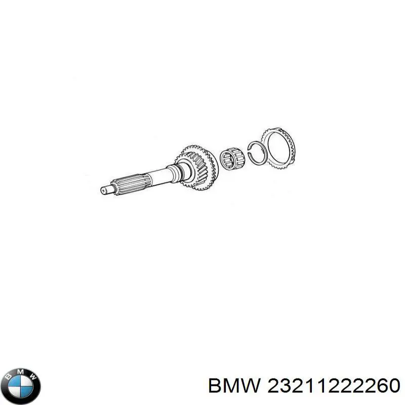23211222260 BMW подвесной подшипник карданного вала